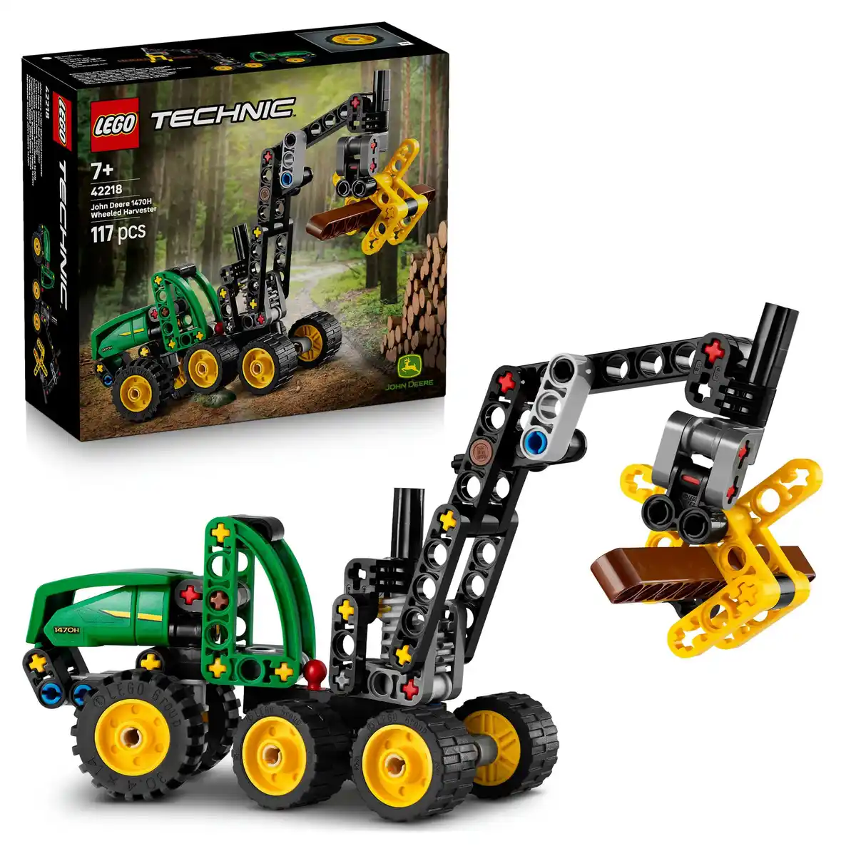 Bild 1 von LEGO Technic 42218 John Deere 1470H Rad-Harvester, Kinder Spielzeug, 1 Stk