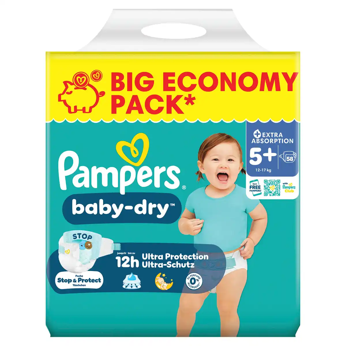 Bild 1 von Pampers Baby-Dry Windeln Gr. 5, 58 Stk