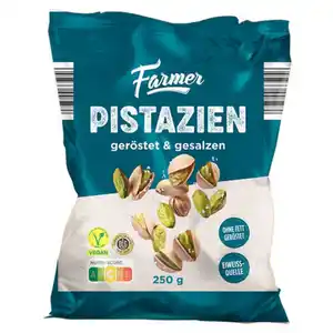 FARMER Pistazien 250 g, geröstet und gesalzen