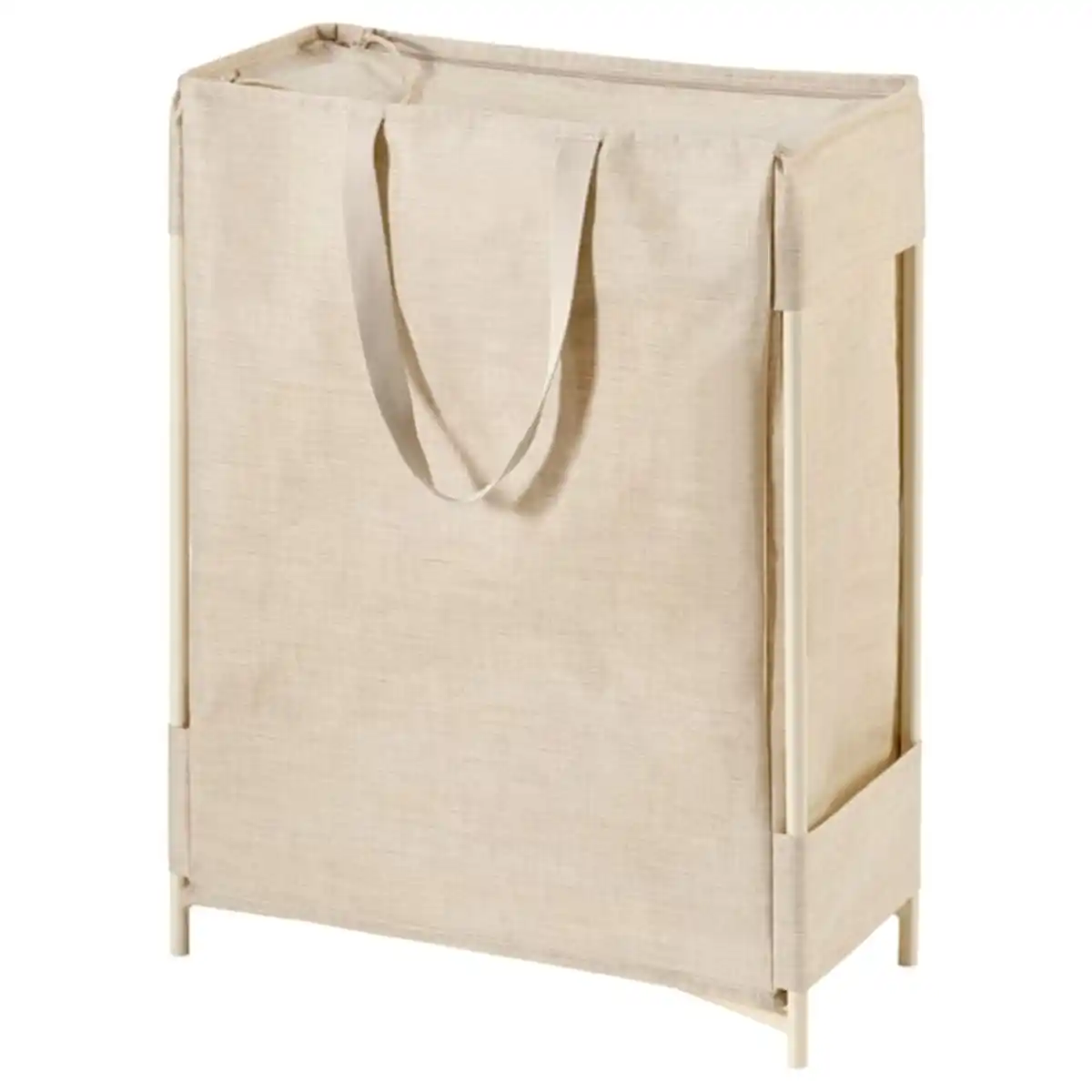 Bild 1 von PURRPINGLA Wäschesack mit Gestell, beige, 42 l