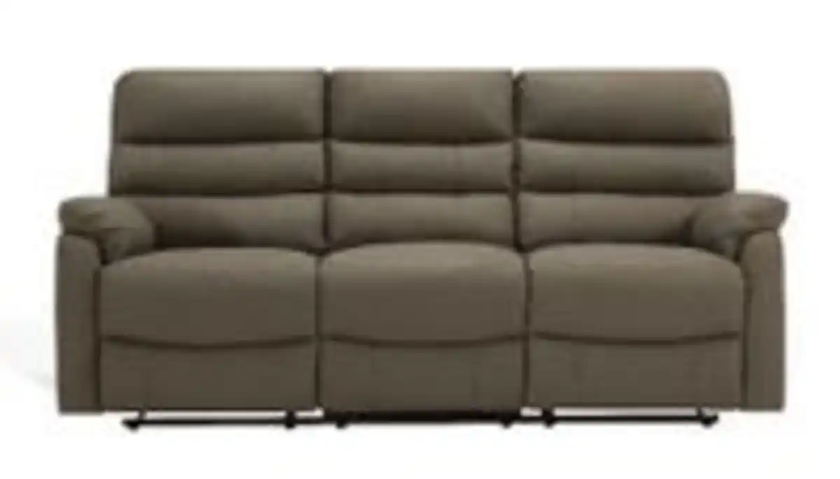 Bild 4 von 3tlg. Couchgarnitur gepolstert - Braun