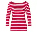 Bild 1 von Shirt mit 3/4-Arm, rot gestreift