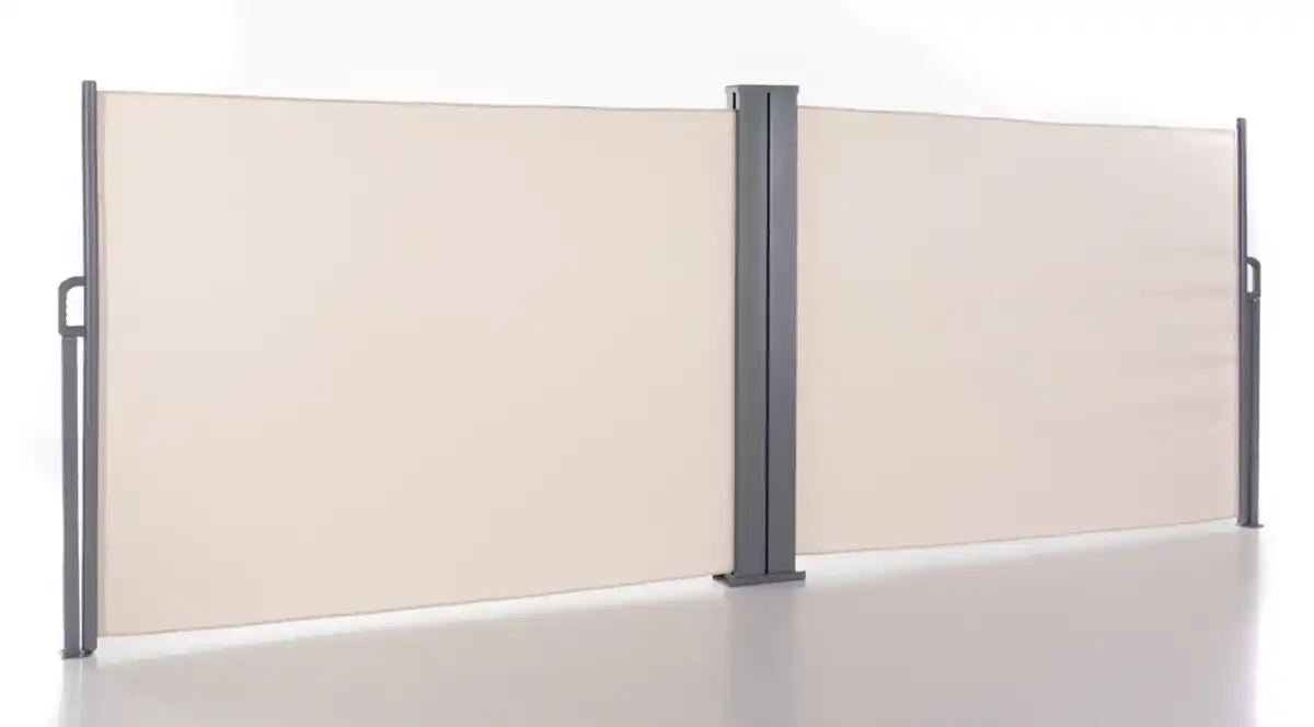 Bild 1 von Doppel - Seitenmarkise aus Polyester, ca. 6,0 x 1,5 m - Beige