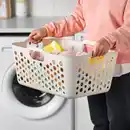 Bild 3 von SLIBB Wäschekorb, weiß, 38 l
