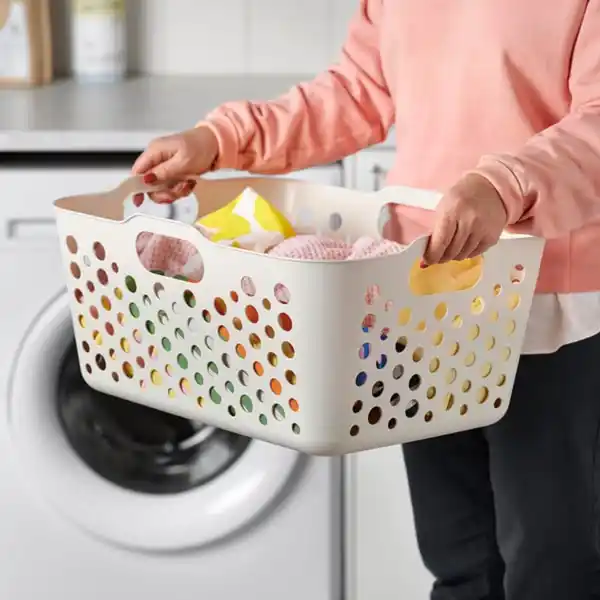 Bild 3 von SLIBB Wäschekorb, weiß, 38 l