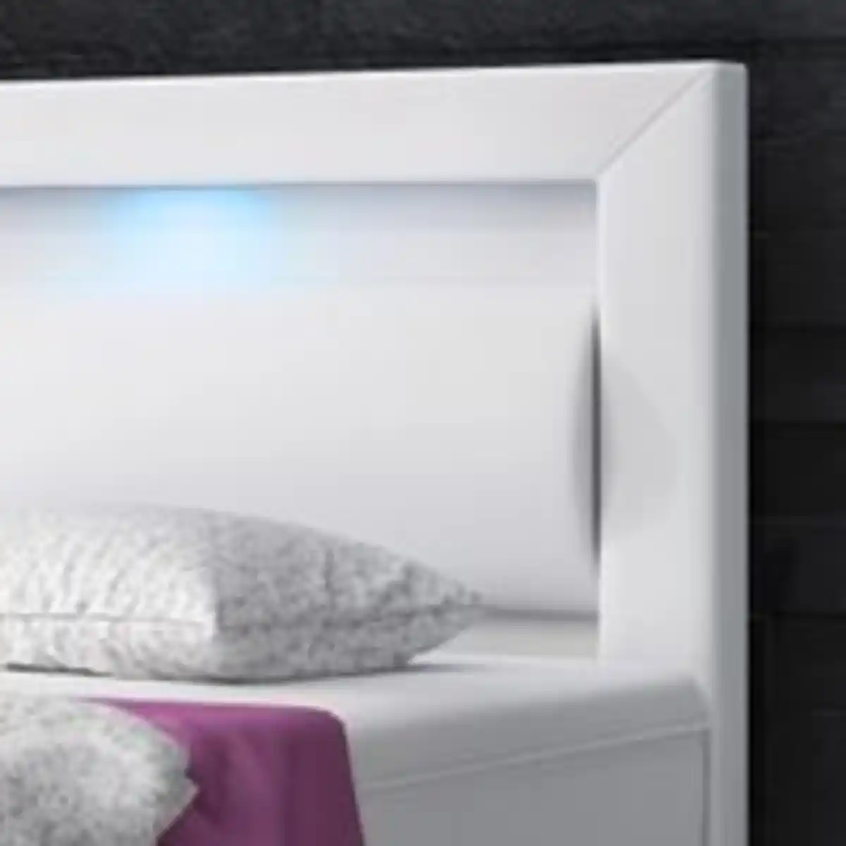Bild 4 von Boxspringbett MILANO ca. 180x200cm- Weiß mit integriertem Topper