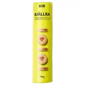 BJÄLLRA Keks, Füllung mit Zitronengeschmack, 176 g