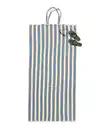 Bild 1 von 2-in-1 Strandtuch und Tasche aus Velours, mit Streifen, blau