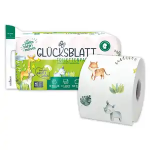 Glücksblatt Toilettenpapier