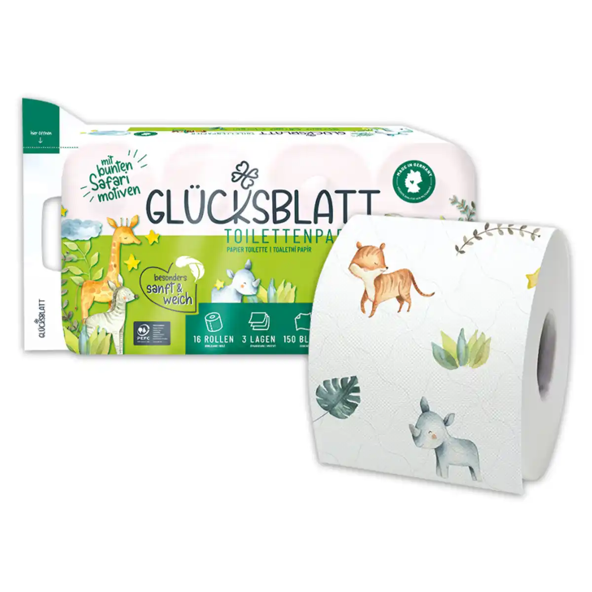 Bild 1 von Glücksblatt Toilettenpapier