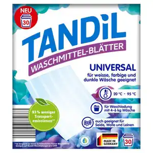 TANDIL Waschmittelblätter 30 Waschladungen