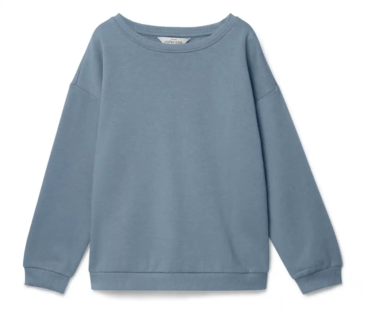 Bild 1 von Kinder-Sweatshirt mit angerauter Innenseite, mittelblau