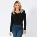 Bild 1 von Damen-Langarmshirt mit Rundhalsausschnitt