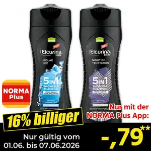 Elcurina For Men 5in1 Shower & Shampoo