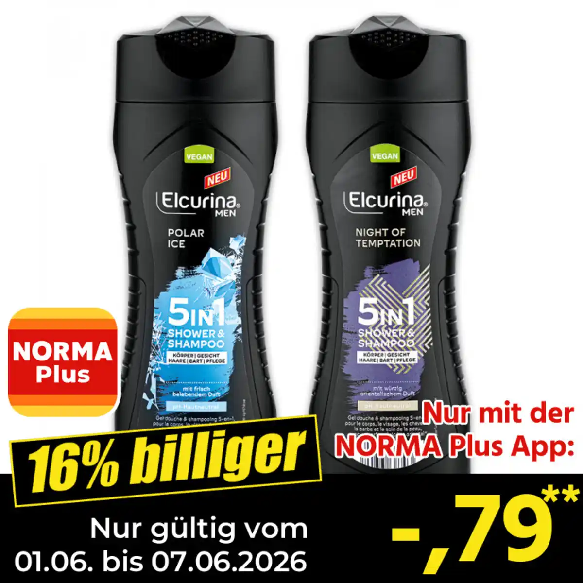 Bild 1 von Elcurina For Men 5in1 Shower & Shampoo