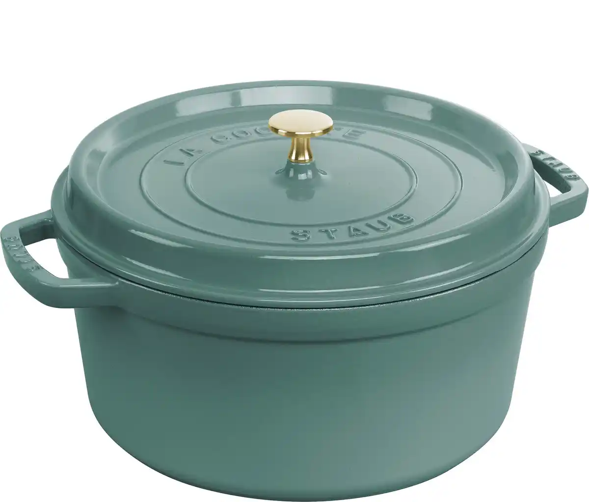 Bild 1 von STAUB »Cocotte 28«, eukalyptusgrün, ca. 6,7 l