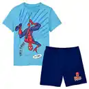 Bild 1 von LICENSED Kinder Shorty-Pyjama, Spidermann, Blau, 122/128
