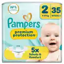 Bild 1 von Pampers Premium Protection New Baby Windeln Gr.2 Mini 4-8kg, 35 Stk
