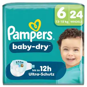 Pampers Baby Dry Windeln Gr.6 Extra Large 13-18kg, 24 Stk