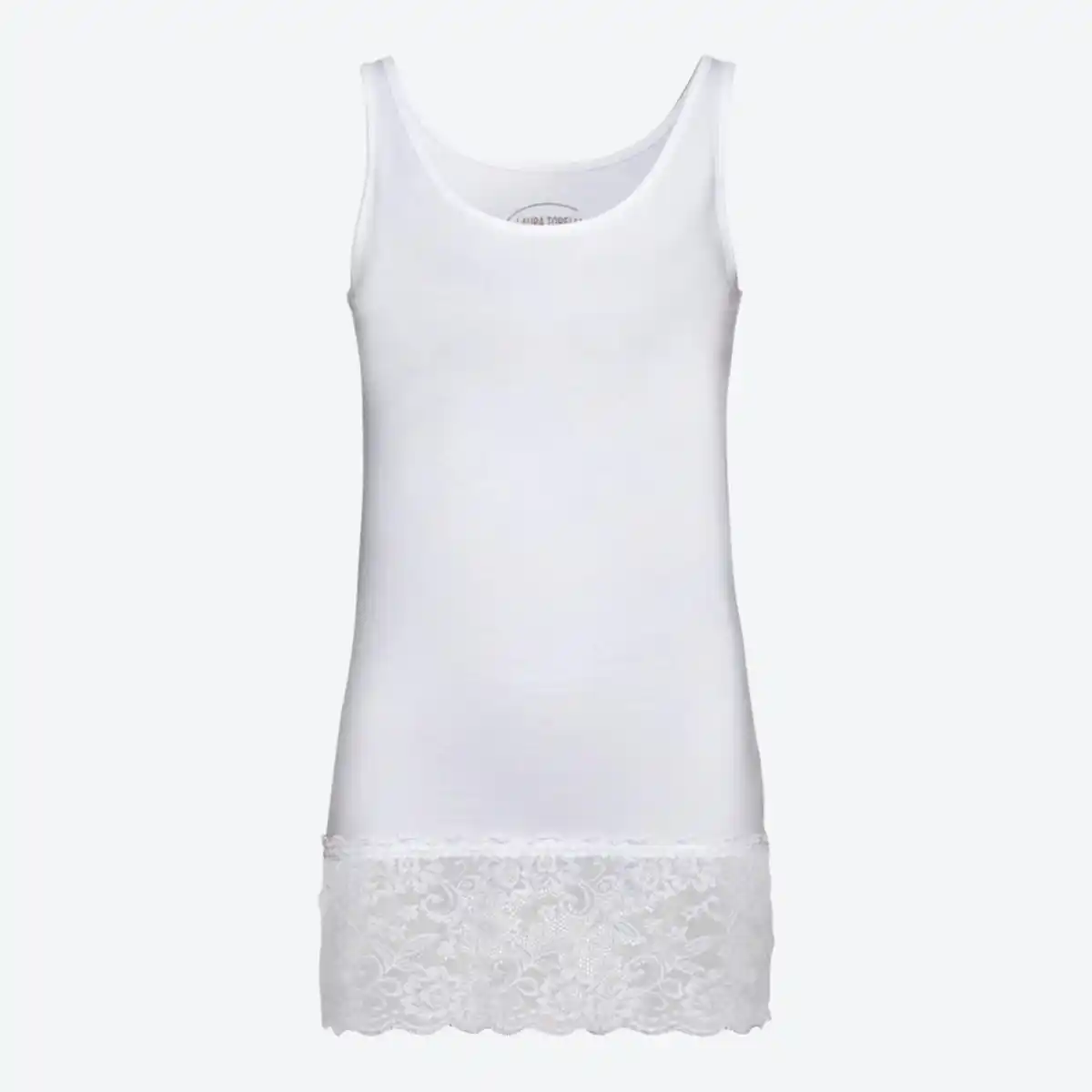 Bild 2 von Damen-Longtop mit Spitze am Saum