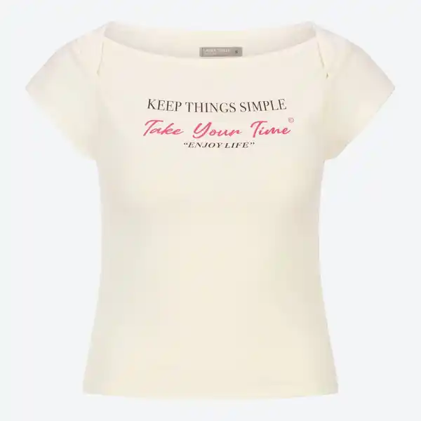 Bild 3 von Damen-T-Shirt mit Frontaufdruck