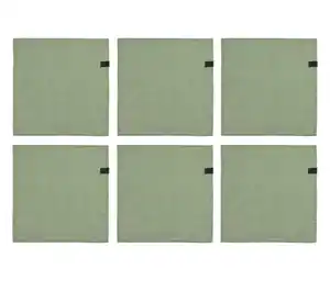 SCHÖNER WOHNEN-Kollektion, 6 Servietten, khaki
