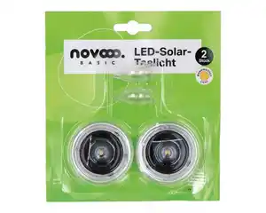 novooo Solar Teelicht, 2 Stück