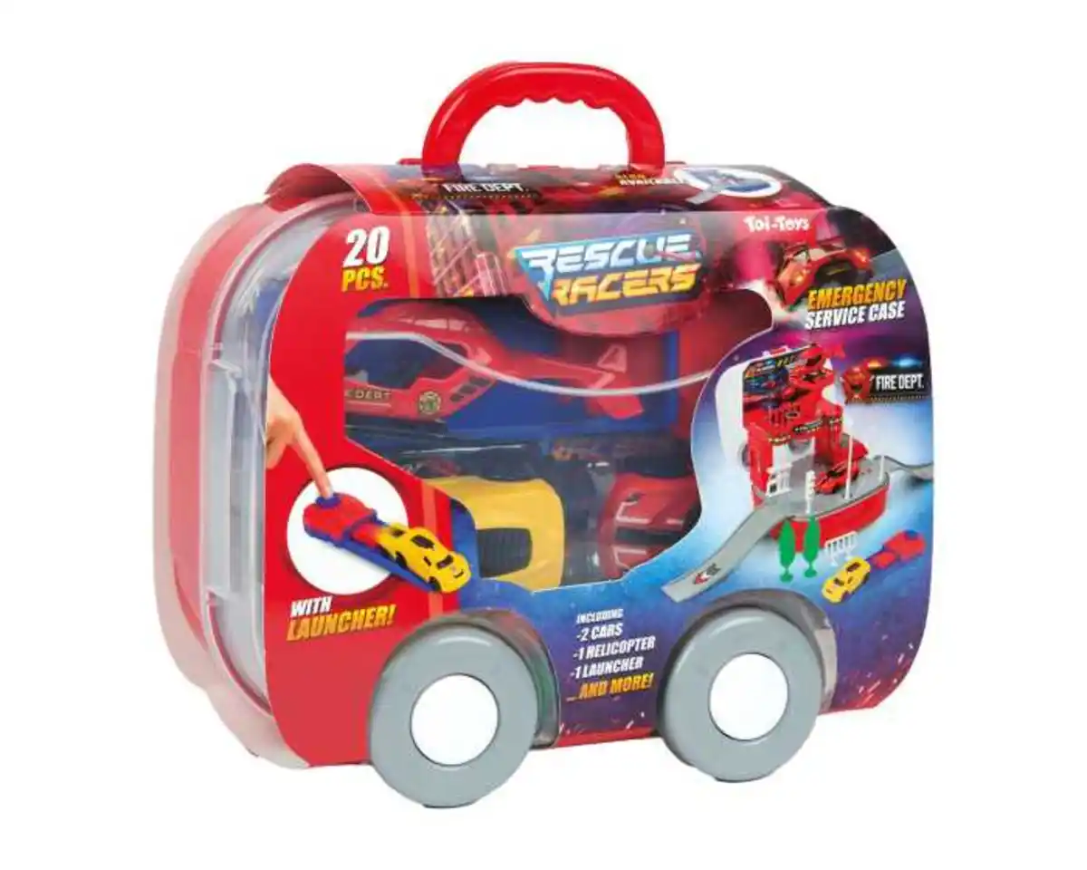 Bild 1 von Fahrzeug Set Turbo Racers im Koffer