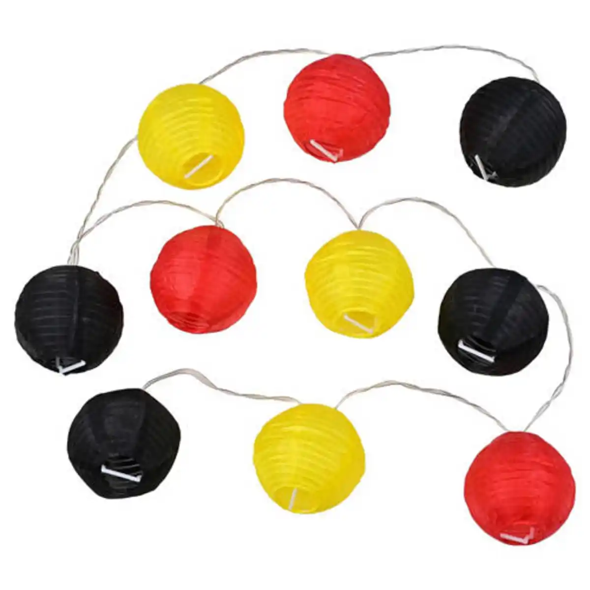 Bild 1 von BELAVI Solar-Lichterkette Fußball-WM, Lampions, Deutschland