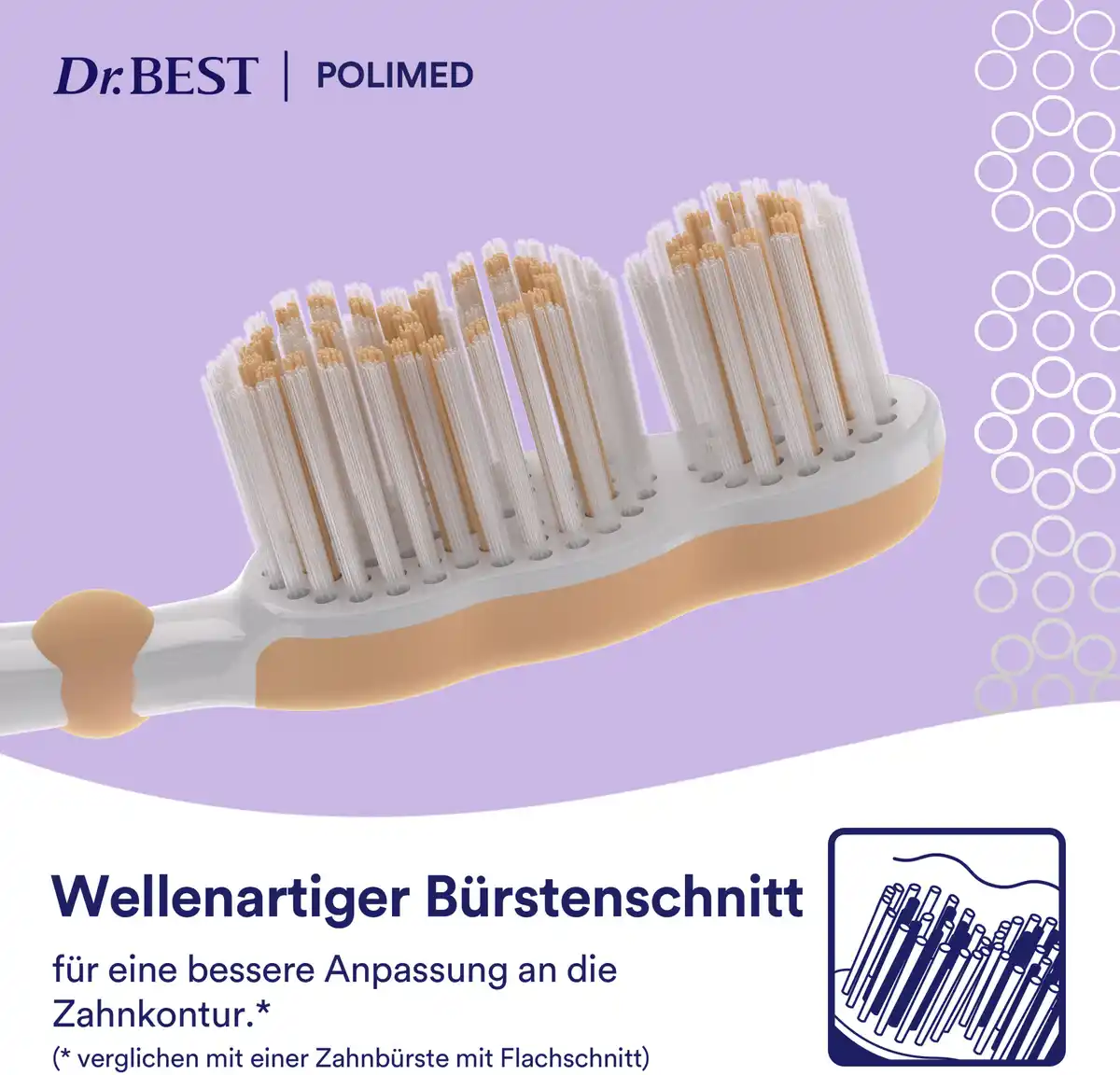 Bild 4 von Dr.BEST Polimed Zahnbürste mittel