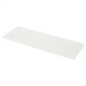 KASKER Maßarbeitsplatte, weiß marmoriert/Quarzkomposit, 1 m²x2.0 cm