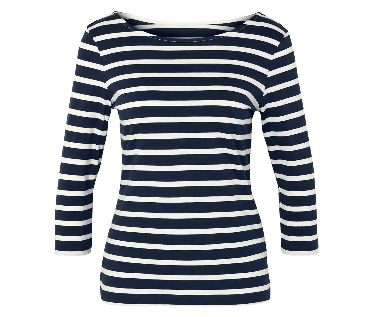 Bild 1 von Shirt mit 3/4-Arm, dunkelblau gestreift