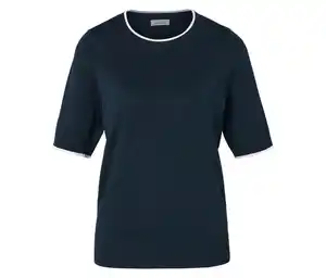 Feinstrickpullover, dunkelblau