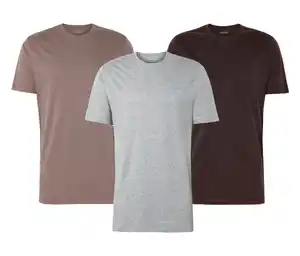 3 T-Shirts mit Rundhalsausschnitt