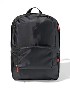 Rucksack, faltbar, 25 x 15 x 35 cm, schwarz