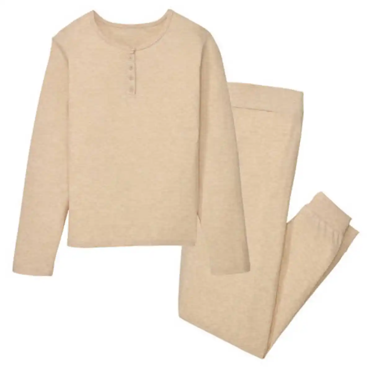 Bild 1 von UP2FASHION WOMEN Damen Pyjama, Hellbeige, S 36/38
