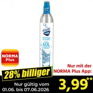 Soda Surf CO2 Kohlensäurezylinder