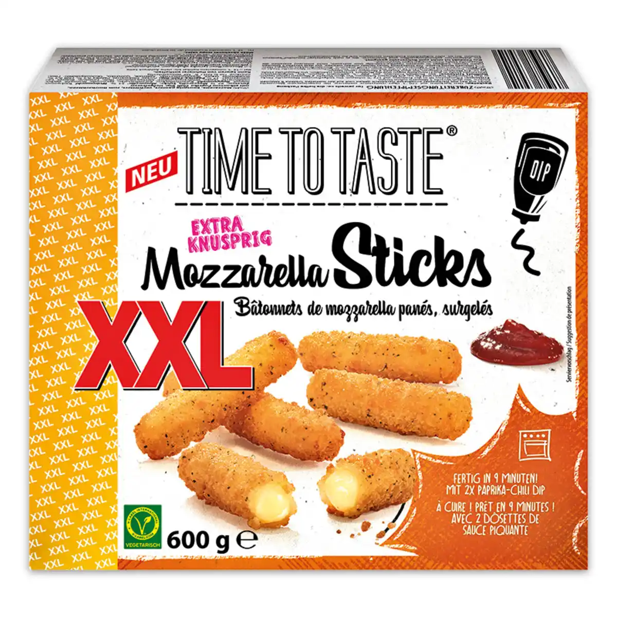 Bild 1 von Time To Taste Mozzarella Sticks XXL