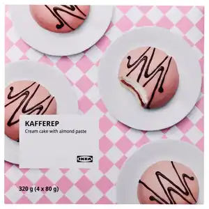 KAFFEREP Sahnegebäck mit Mandelpaste, gefroren, 320 g