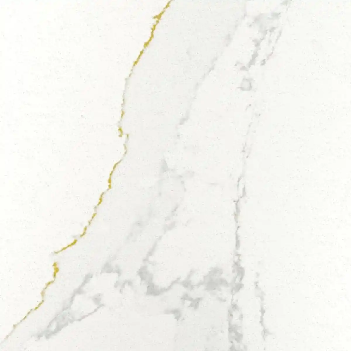 Bild 3 von KASKER Maßarbeitsplatte, weiß/graubeige marmoriert/Quarzkomposit, 1 m²x2.0 cm