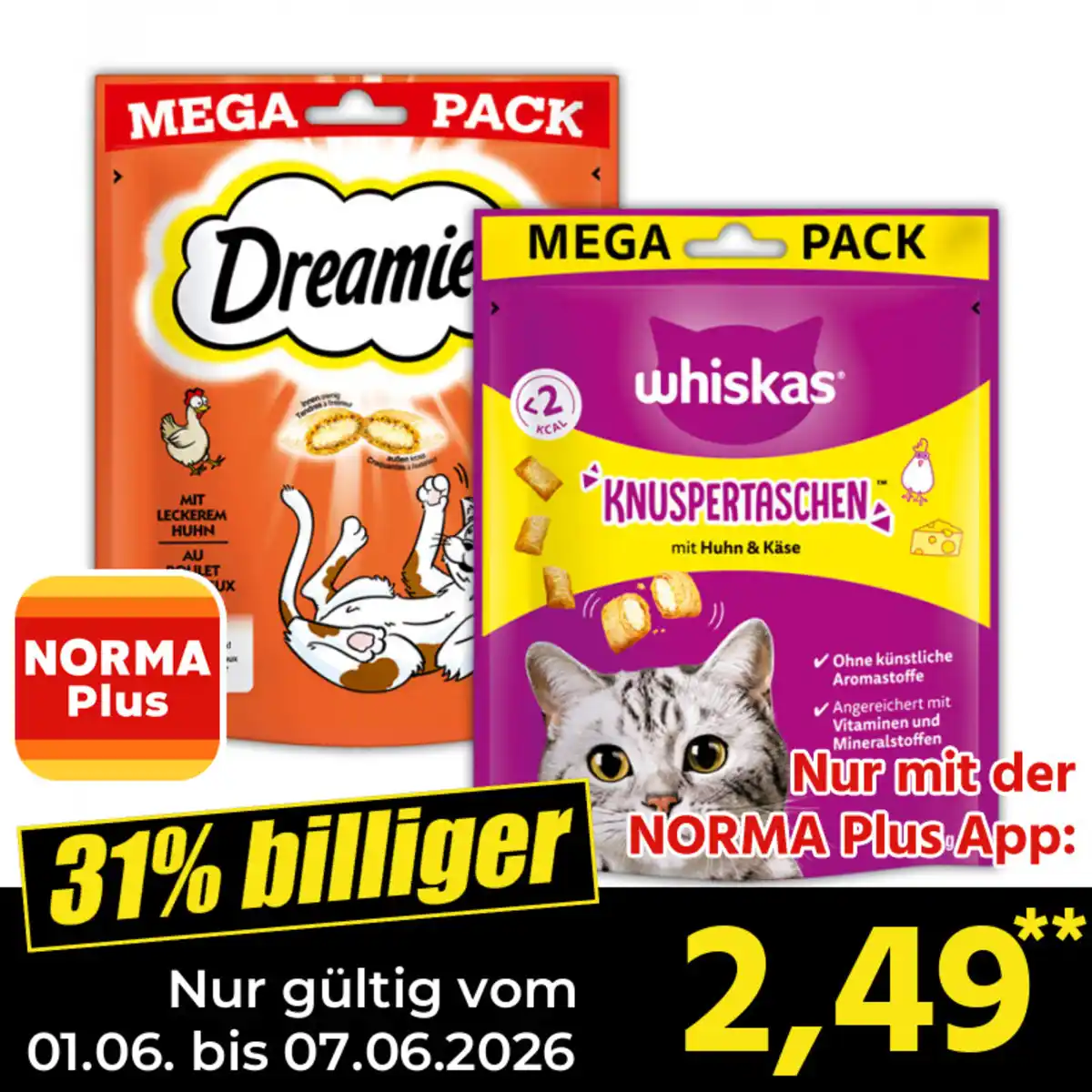 Bild 1 von Whiskas/Dreamies Snacks XXL