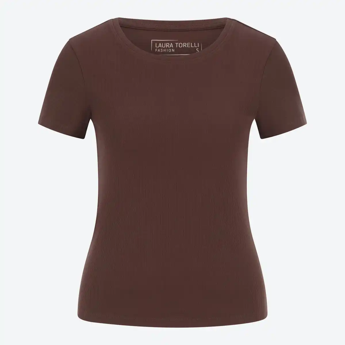 Bild 3 von Damen-T-Shirt in geripptem Design
