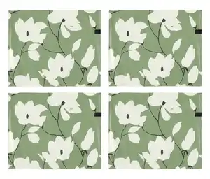 SCHÖNER WOHNEN-Kollektion, 4 Tischsets, khaki-floral