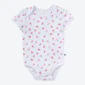 Baby-Mädchen-Body mit Kirsch-Muster