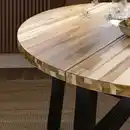 Bild 3 von SKOGSTA / RAMSNÄS Tisch und 4 Stühle, Akazie schwarz/anthrazit Vissle dunkelgrau, 120 cm