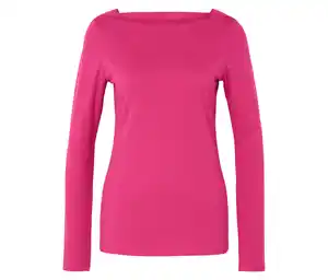 Langarmshirt, fuchsia