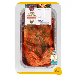 MEINE METZGEREI Halbes Hähnchen gewürzt 750 g