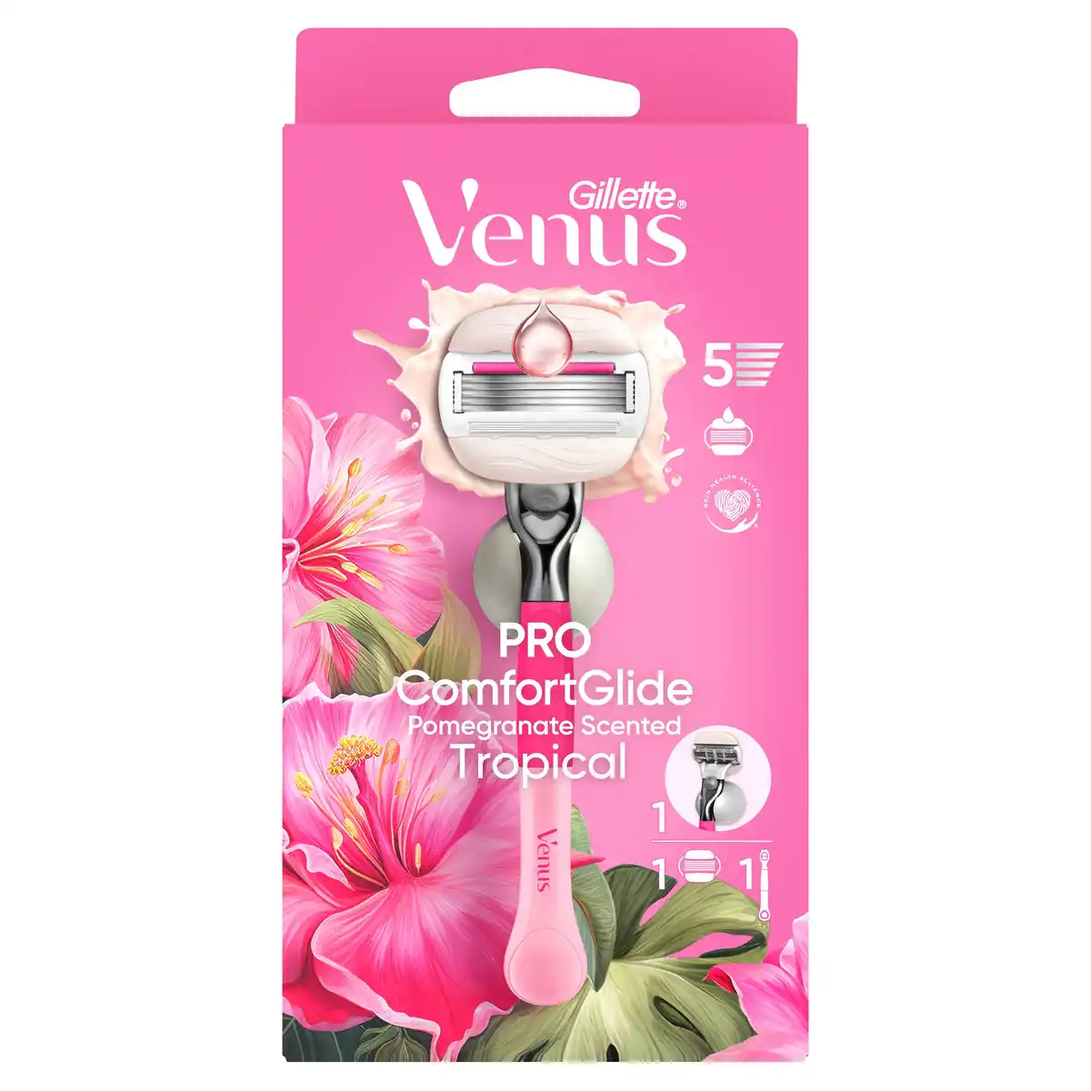 Bild 1 von Gillette Venus Rasierer Pro Comfortglide Tropical, 1 Stk