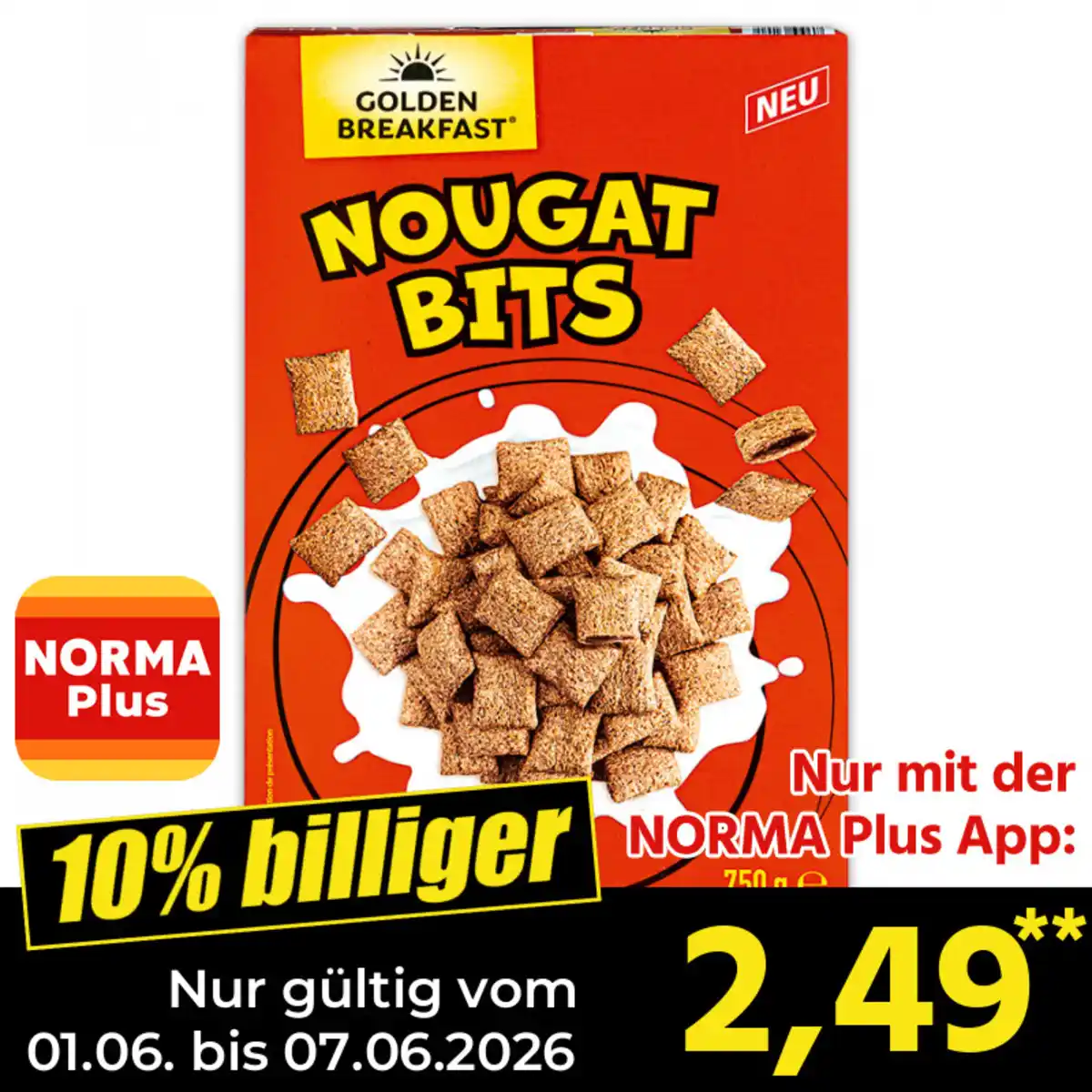Bild 1 von Golden Breakfast Nougat Bits