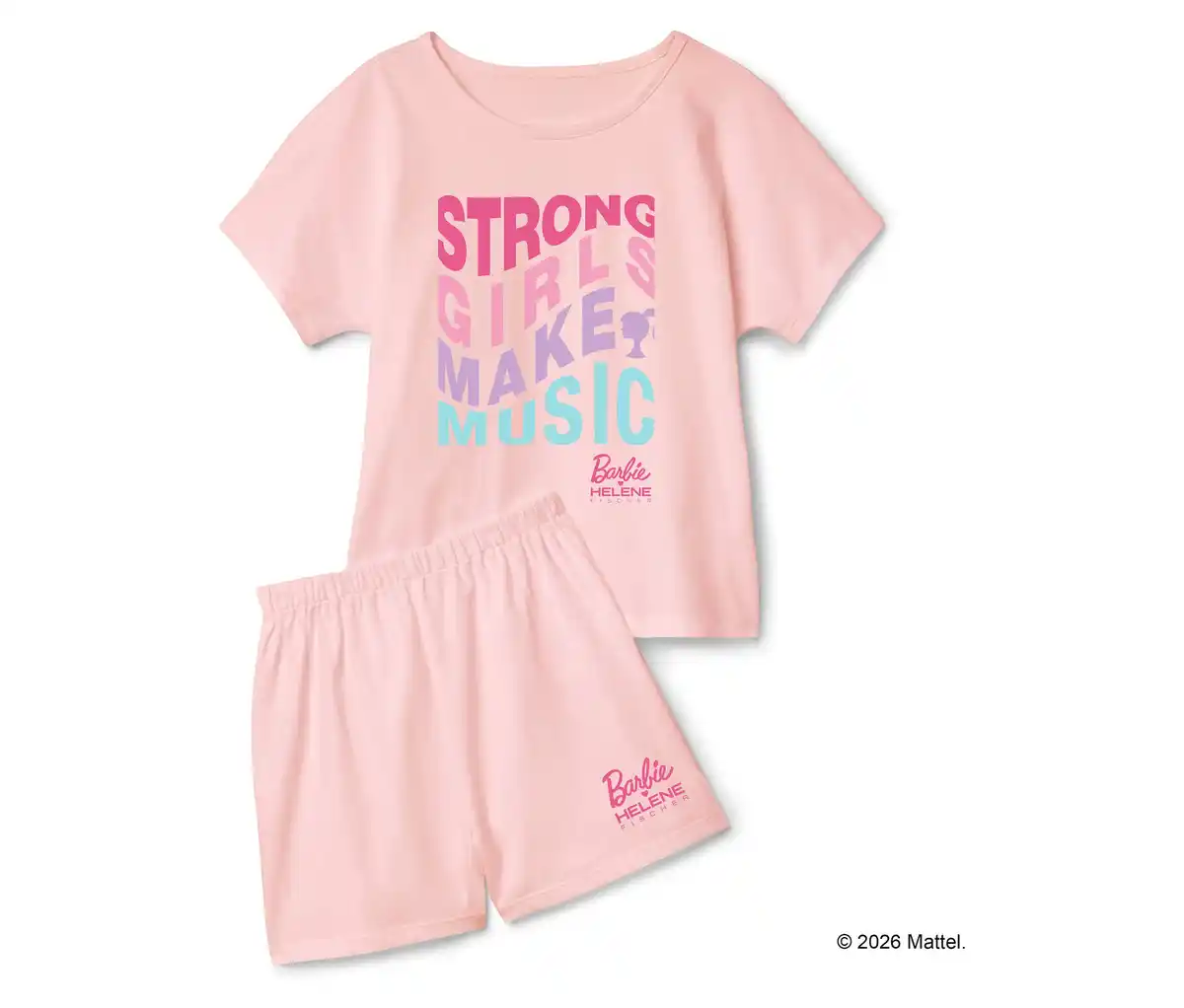 Bild 1 von Barbie loves Helene Fischer Kinder-Pyjama, kurz